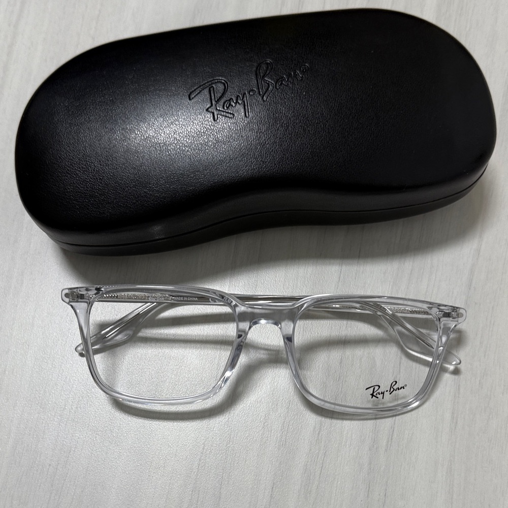 Ray-Ban rb5421 Transparent Eyeglasses with Black Case